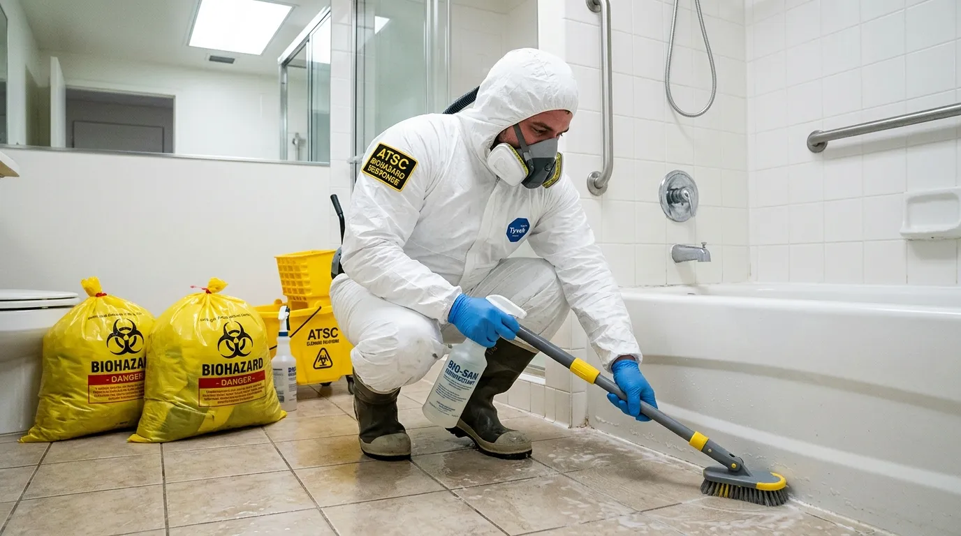 Decontamination equipment deployed for Blood Cleanup in Live Oak